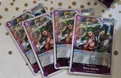 4 Zoro-Juurou OP05-067 R One Piece Awakening Of The New Era English Playset X4 - Image 1