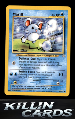 Marill 066/111 Common Neo Genesis Pokemon Card NM - Image 1