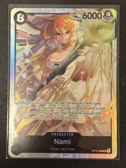 Nami OP15-086 Super Rare Adventure on Kami's Island One Piece NM - Image 1