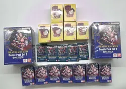 Assorted Lot of One Piece TCG Double Pack Sets & Booster Packs DP-09/DP-04 OP-03 - Image 1