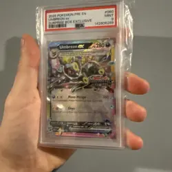 Umbreon ex PSA 9 MINT (2025) Pokemon Prismatic Evolutions Stamped 060/131 - Image 2