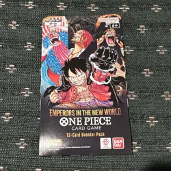 One Piece OP-09 Emperors in the New World One Piece Sleeved Booster Pack English - Image 1