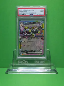 POKEMON 2025 PRISMATIC EVOLUTIONS UMBREON EX SURPRISE BOX PROMO 060 PSA 9 - Image 1