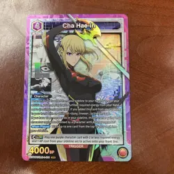 Union Arena Solo Leveling - Cha Hae-in SR Super Rare SLG-1-011 - Image 1