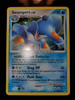 Swampert 12/14 Holo Rare Pokemon TCG DP Platinum Supreme Victors Card Very LP - Image 3