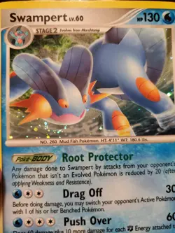 Swampert 12/14 Holo Rare Pokemon TCG DP Platinum Supreme Victors Card Very LP - Image 4