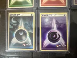 HUGE Pokemon Energy Lot. Holo, Gold, Stamped. Top Loader Binders Over 550 cards - Image 1