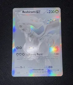 *Pack Fresh* Reshiram EX White Flare English Holo Card Ultra Rare 173/086 NM - Image 1