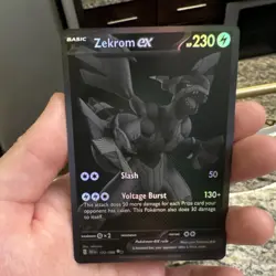 Pokemon Zekrom EX Foil Rare 230 HP Dragon BLW 172/086 Basic Card English - Image 1