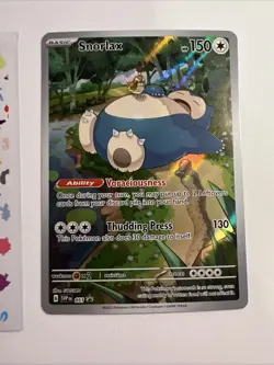 Snorlax 051 Sv: Scarlet & Violet Promo Cards Holo - Image 1