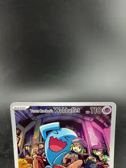 POKEMON CENTER LP Team Rocket’s Wobbuffet SVP 203 Destined Rivals Pokemon Card - Image 2