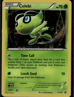 Celebi Promo XY Promos XY187 Grass Holo Pokemon Card - Image 1