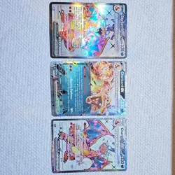 Pokemon Charizard ex 3 Holo Cards PAF SVP Lot - Standard English Fire Type - Image 1