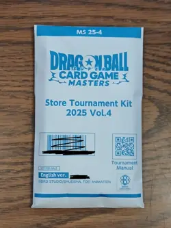 Dragonball Masters Card Game Store Tournament Kit 2025 Vol 4 English Sealed - Image 1