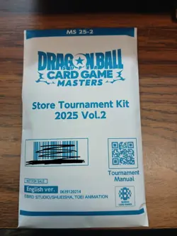 Dragonball Masters Card Game Store Tournament Kit 2025 Vol 2 English Sealed - Image 1