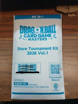 Dragonball Masters Card Game Store Tournament Kit 2026 Vol 1 English Sealed - Image 1