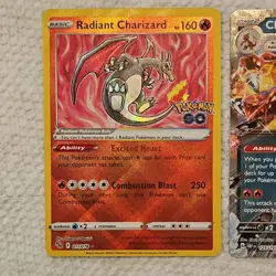 Pokemon Radiant Charizard GX Blastoise 3 Holo Cards GO Lot - English Fire Water - Image 3