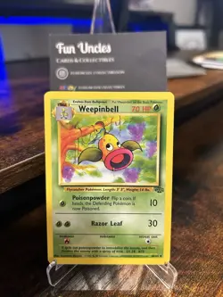 Weepinbell 48/64 Uncommon Jungle Pokemon Card - Image 1
