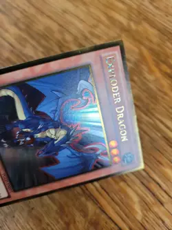 Exploder Dragon 1st Edition - Premium Holo Foil Rare Yugioh Card Gold NA English - Image 2