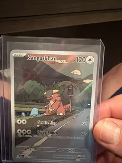 Pokemon TCG Kangaskhan Destined Rivals Illustration Rare Card 204/182 SV10 - Image 2