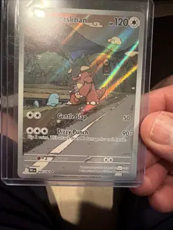 Pokemon TCG Kangaskhan Destined Rivals Illustration Rare Card 204/182 SV10 - Image 3