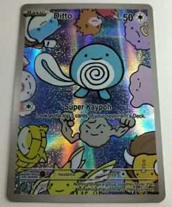 Ditto (Poliwag) #28 Holo Foil After Skool Hobby Series 2 non-TCG Pokemon card - Image 2
