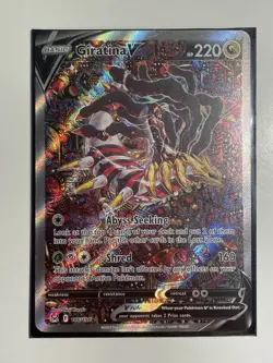 Giratina V Alt Art #186/196 Lost Origin SWSH Holo Pokemon Card TCG NM Ungraded - Image 3