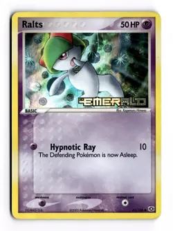 Pokemon Card Ralts 61/106 EX Emerald STAMPED Reverse Holo - Image 1