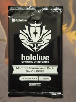 56x hololive Official Card Game Monthly Tournament Pack Vol. 1 2025 *SEALED* NEW - Image 1