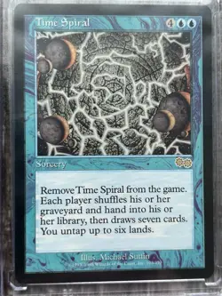 Magic: The Gathering Time Spiral Urza's Saga Rare Blue Sorcery Card English - Image 1