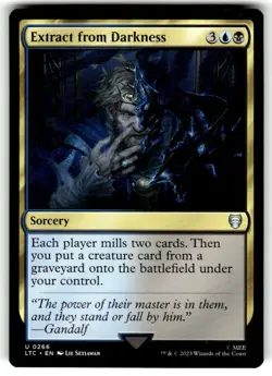 Magic: The Gathering Sorcery Extract from Darkness Uncommon Regular MTG - Image 1