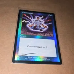 Magic The Gathering Counterspell Foil Instant Blue 2001 Mark Romanoski Art - Image 1