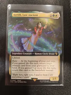 Aerith Last Ancient Extended Art Final Fantasy #163 - NM/M MTG - Image 1