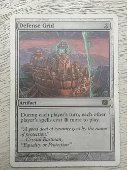 Defense Grid 8th Edition Regular Artifact Rare Colorless 296 2003 MTG - Image 1