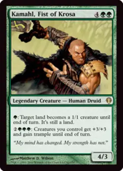 1x Kamahl, Fist of Krosa NM-Mint, English Archenemy MTG Magic - Image 1