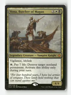 Vona, Butcher of Magan - #231 - Non Foil - MTG - Near Mint - Image 1