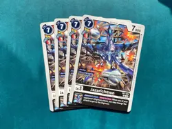 Jazarichmon EX7-046 Playset Digimon Liberator Card Game x4 - Image 1