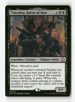 Timothar, Baron of Bats - #210 - Non Foil - MTG - Near Mint - Image 1