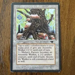 Magic: The Gathering Mishra's Factory (Spring) Antiquities LP - Image 1