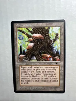 MTG Antiquities Mishra's Factory (Spring) Light Play 1994 - Image 1