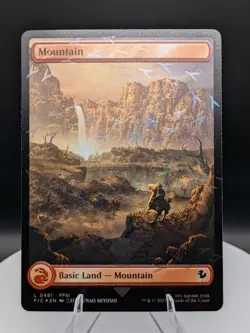 (4x) Mountain Land Chocobo Track FOIL: Final Fantasy MTG (NM) - Image 1