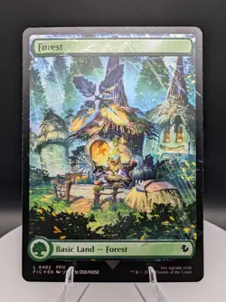 (4x) Forest Land Chocobo Track FOIL: Final Fantasy MTG (NM) - Image 1