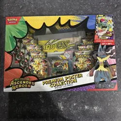 LOT OF 2 Pokemon Ascended Heroes Premium Poster Collection Gardevoir & Lucario - Image 2
