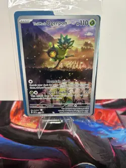 Pokemon Teal Mask Ogerpon Sealed Twilight Masquerade Promo #123 - Image 1