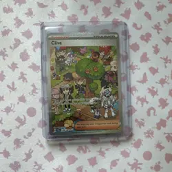Pokemon Clive Full Art Trainer Supporter SV: Paldean Fates Holo SIR 236/091 - Image 1