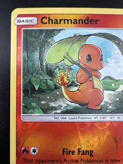 Charmander 1/70 Pokemon Sun & Moon Dragon Majesty Reverse Holo LP - Image 4
