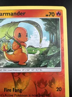 Charmander 1/70 Pokemon Sun & Moon Dragon Majesty Reverse Holo LP - Image 5