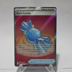 Pokemon TCG Rare Candy Trainer-Item Full Art Holo Ultra Rare Me01 175/132 2025 - Image 1