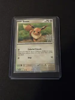 Eevee Pokemon 133/165 Snowflake Stamped From Holiday Collection sealed!! - Image 1
