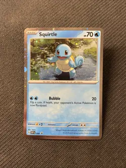 Pokemon Squirtle SVP 048 Holo Rare SVP Black Star Promo NM - Image 2